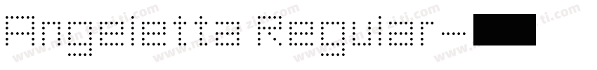 Angeletta Regular字体转换